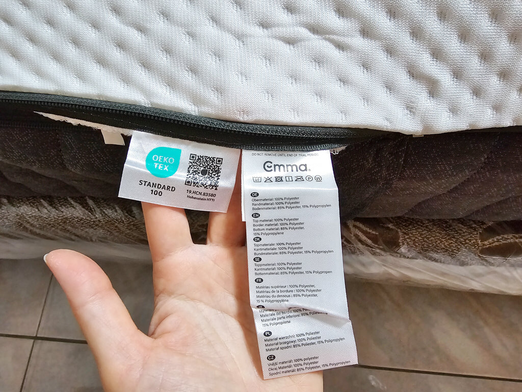 床墊推薦｜德國Emma 石墨烯黑鑽床墊，100天免費試睡，歐洲銷量第一的床墊品牌，全球累計販售超600萬張，享受夜晚被擁抱的安全感