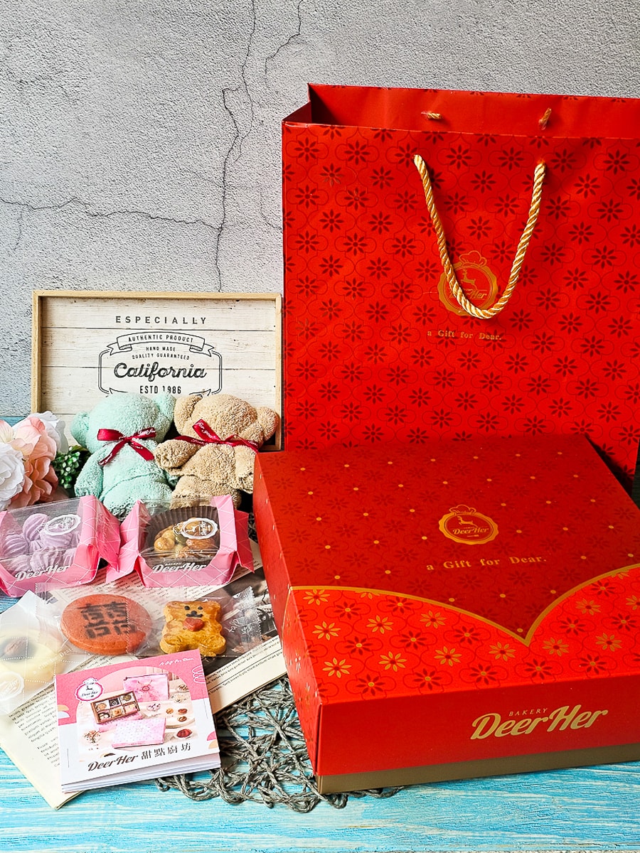 客製喜餅推薦｜DeerHer 甜點廚坊 精緻手工喜餅、自由搭配禮盒、價格親民、高CP值彰化喜餅
