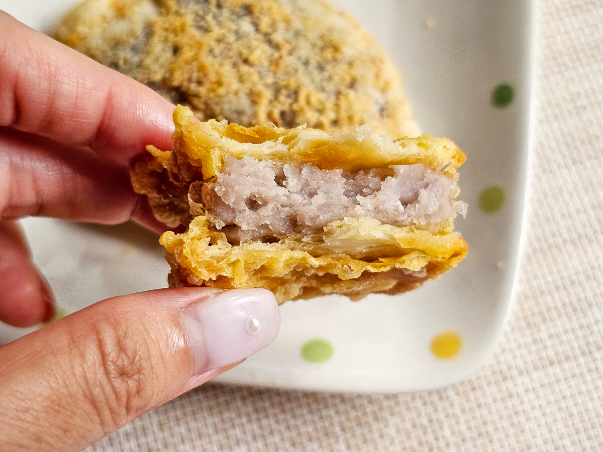 10元可以買什麼?芋見蘇媽媽-五甲白糖粿 芋泥球、芋餅、紅豆餅、炸麻糬|金黃酥脆不油膩通通都好吃 - 第12張圖