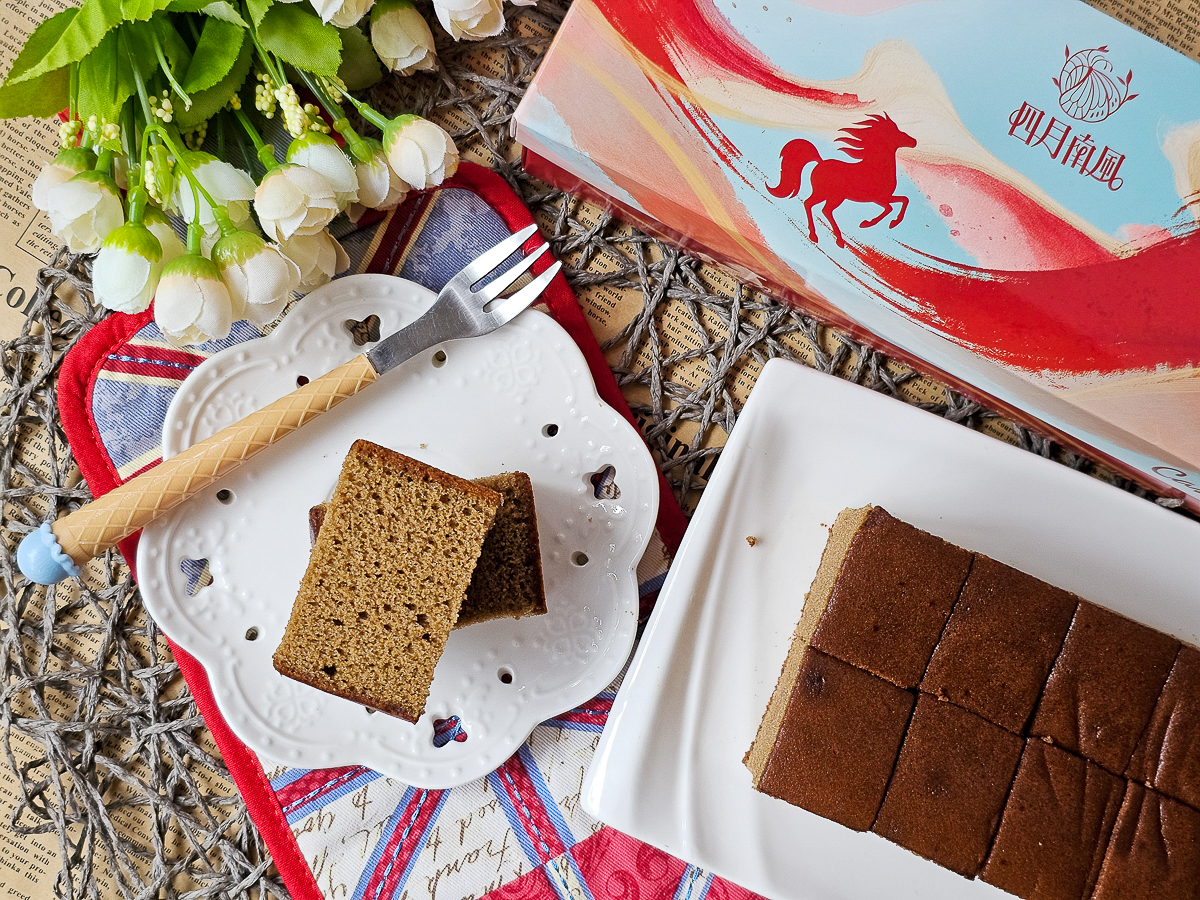 2026新春蛋糕禮盒開箱｜四月南風-伯爵茶卡斯提拉蛋糕 宅配美味甜點分享