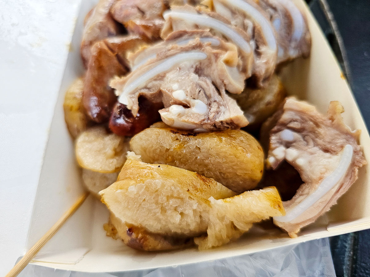 雲林古坑｜榮大腸香腸 三代祖傳飄香古早味 銅板價台式下午茶